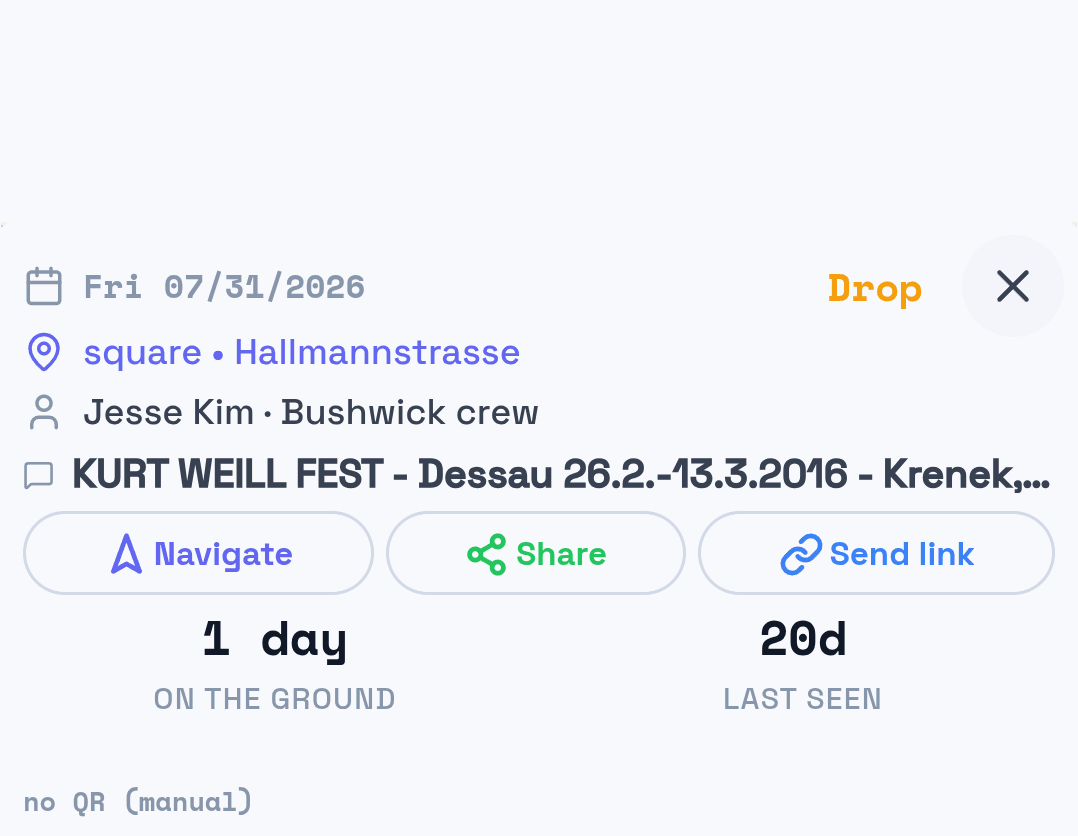 The record for the event column drop, magnified