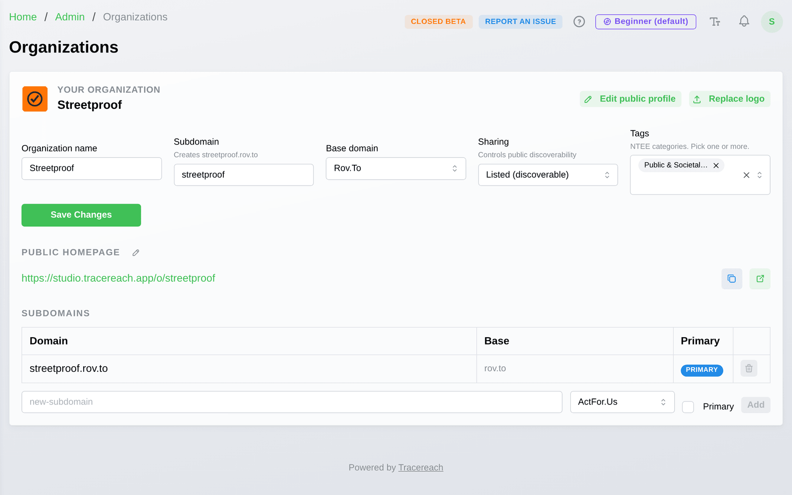 Organization collaboration and access management